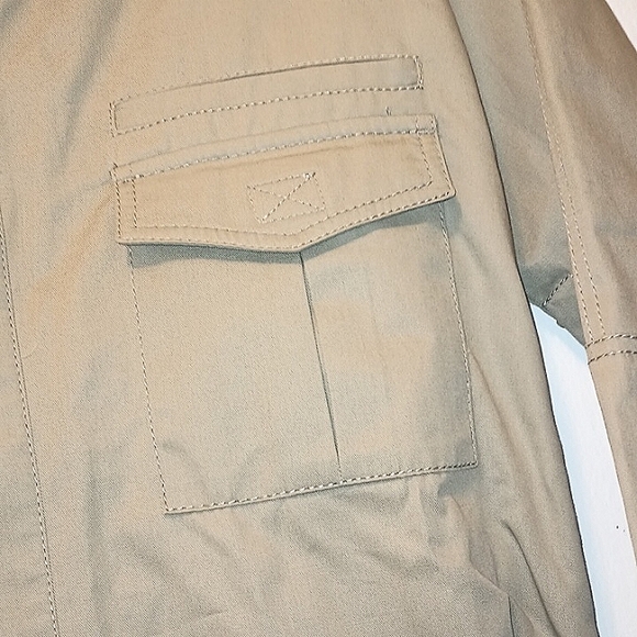 ZARA BEIGE FULL GABARDINE JUMPSUIT - Picture 7 of 9